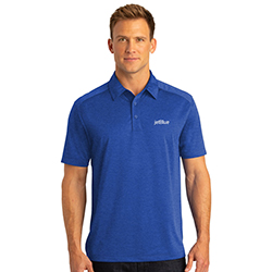 PORT AUTHORITY DIGI HEATHER PERFORMANCE POLO