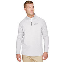 MEN'S CLUBHOUSE MICRO-STRIPE 1/4 ZIP