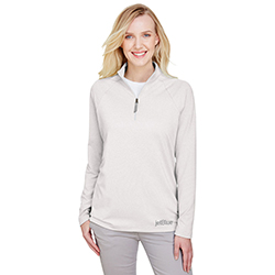 LADIES CLUBHOUSE MICRO-STRIPE 1/4 ZIP