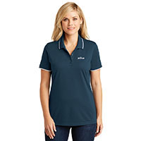 LADIES UV MICRO MESH TIPPED POLO